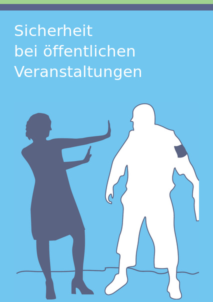 Illustration zum Flyer Sicherheit bei &ouml;ffentlichen Veranstaltungen